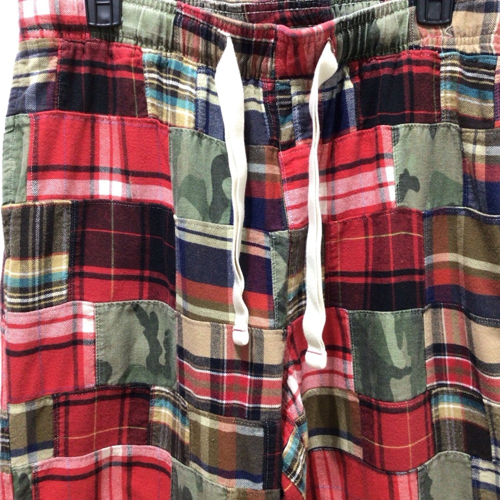 American Eagle Mardas Plaid Patchwork Pajama Bott… - image 2